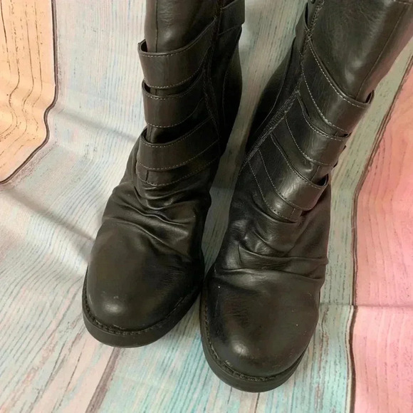 Natural soul by Naturalizer heel buckle round toe boots - Picture 3 of 14